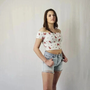 Lottie Moss Floral Top - XS